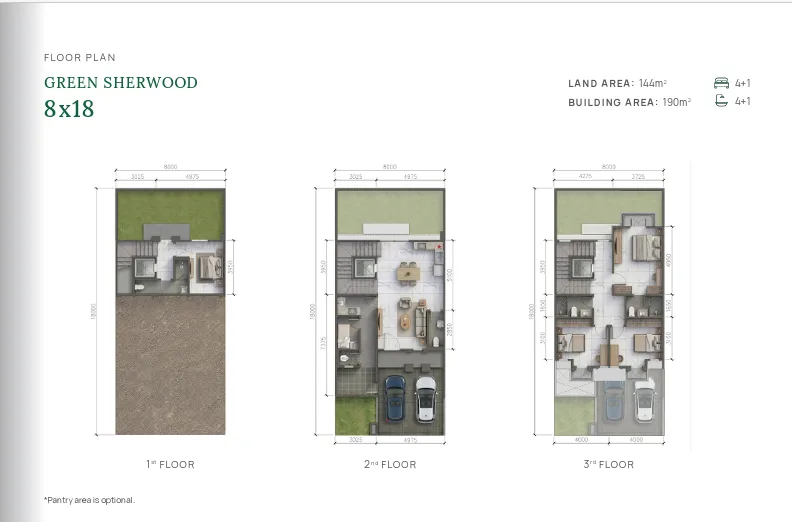 Green Sherwood Tipe 8x18 2